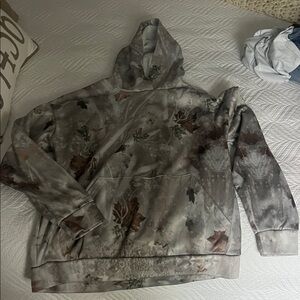 Men's Gray Camouflage Hoodie